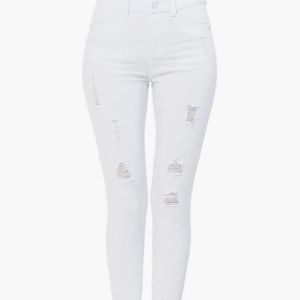 White Wax Jeans